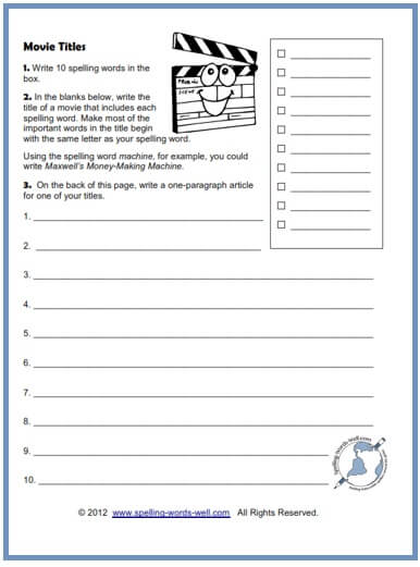 6Th Grade Writing Worksheets 31