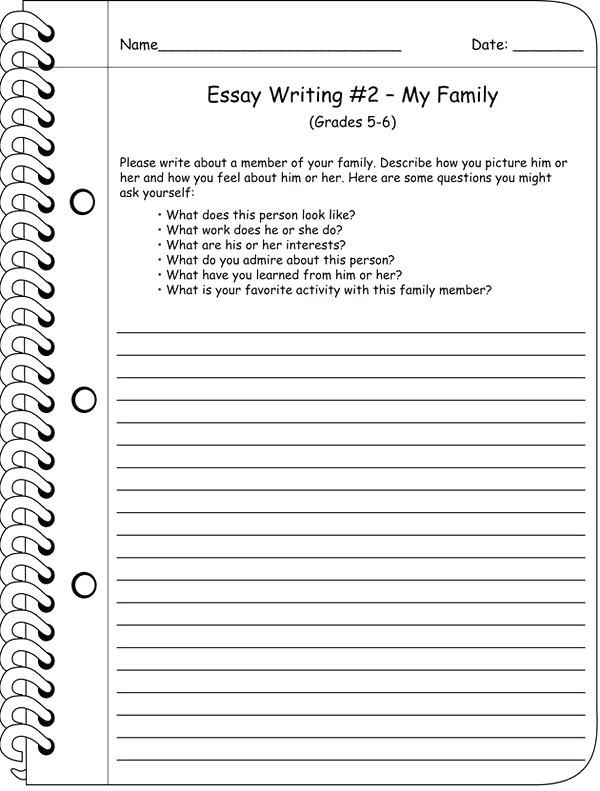 6Th Grade Writing Worksheets 7