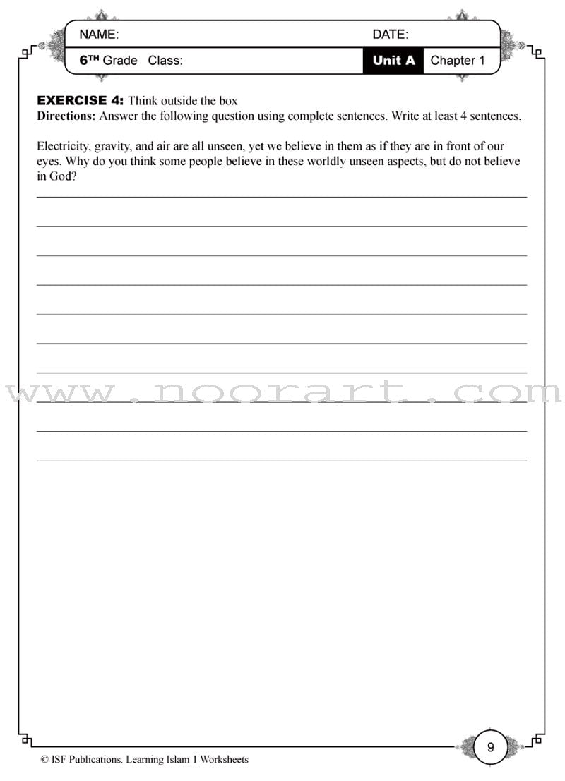 6Th Grade Writing Worksheets 70