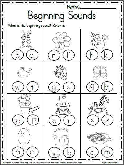 81+ Write the Beginning Sound Worksheets