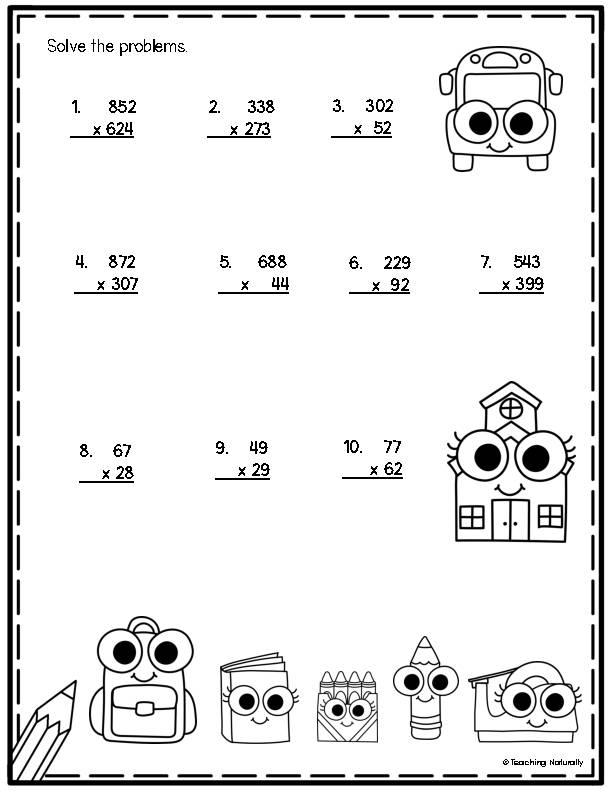 Custom 24+ Multiplication Worksheet For 4Th Graders