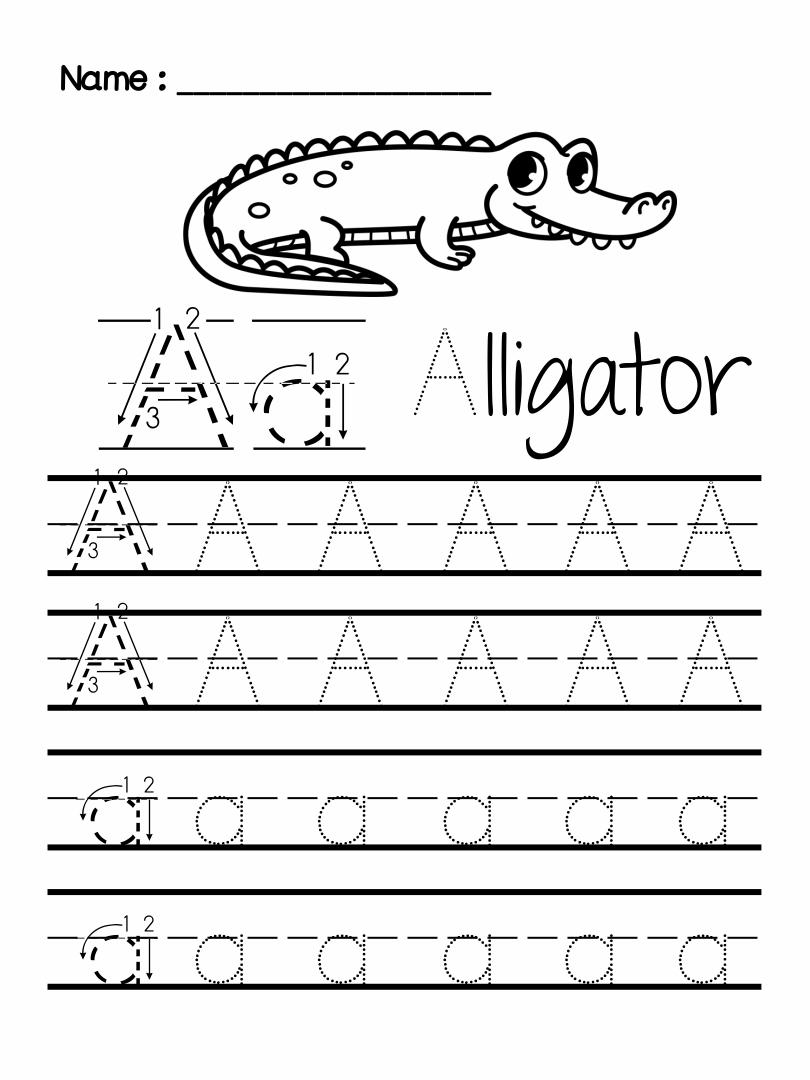 Preschool Letter Tracing Printable 40