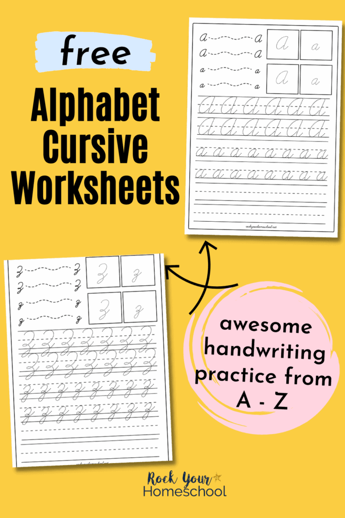 Abc Cursive Handwriting Worksheets 53