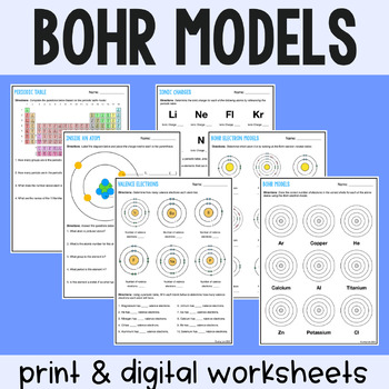 Best 77+ Bohr Model Diagram Worksheet Answers 19