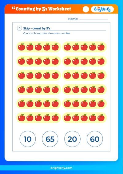 Counting By 5S Worksheets 27