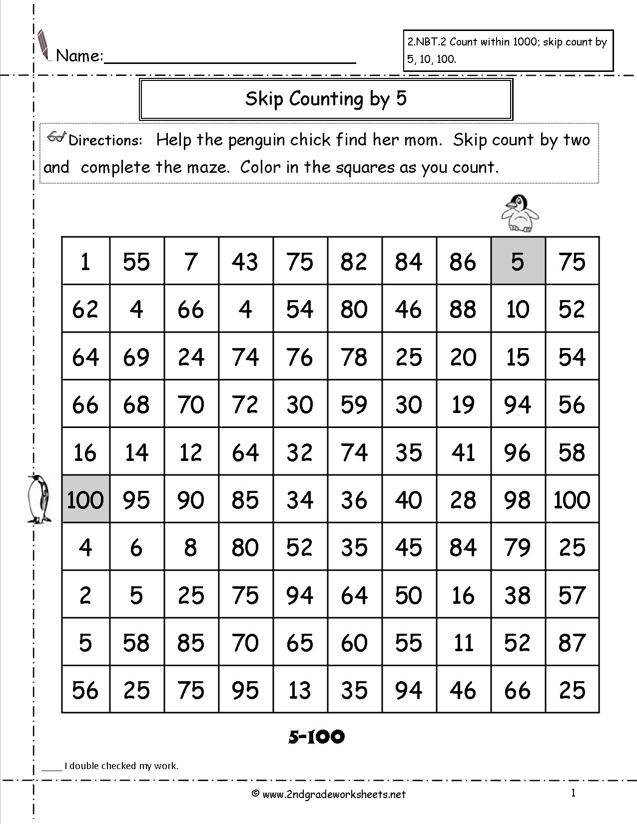 Counting By 5S Worksheets 44