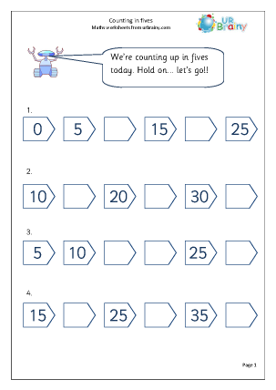 Counting By 5S Worksheets 51