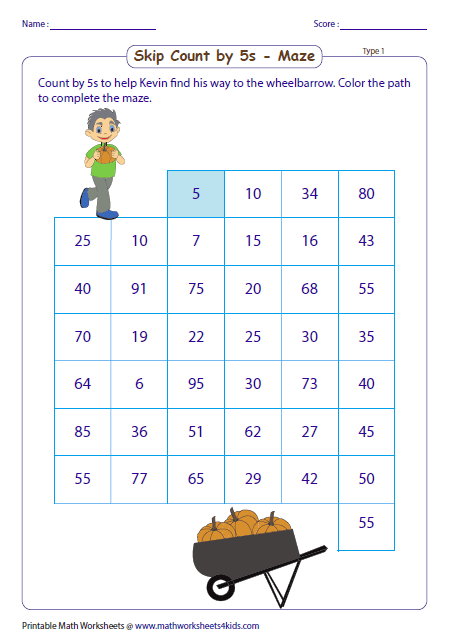 Counting By 5S Worksheets 59