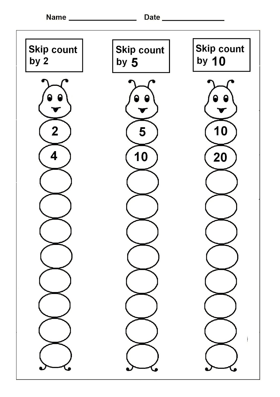 Counting By 5S Worksheets 67