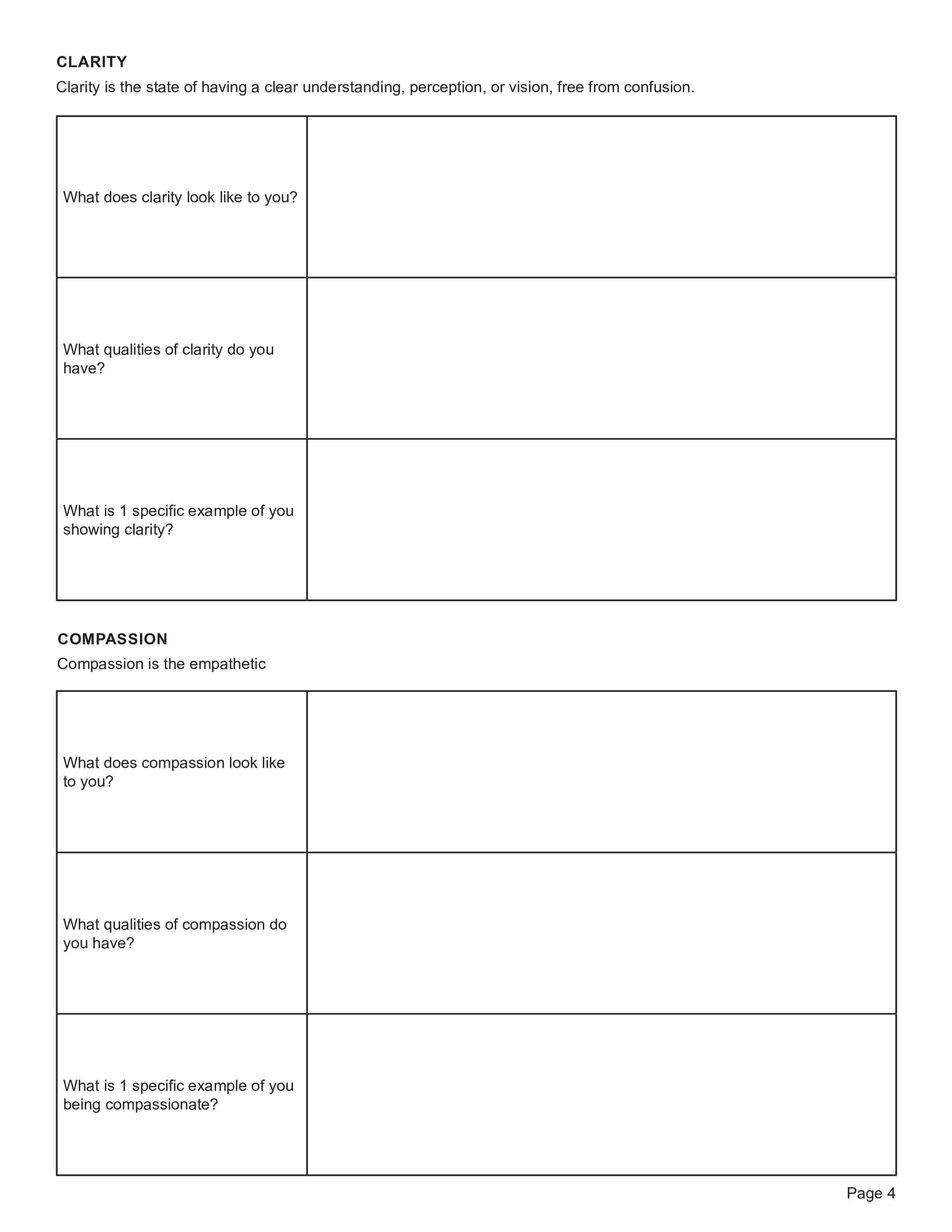 Free Printable Internal Family Systems Worksheets 16