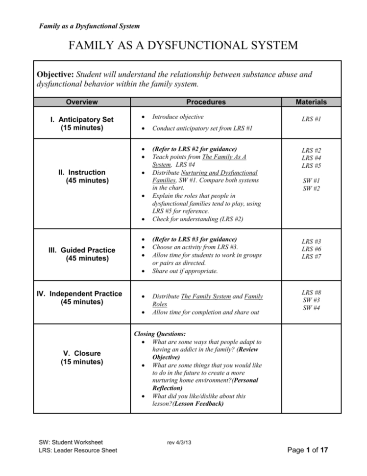 Free Printable Internal Family Systems Worksheets 30