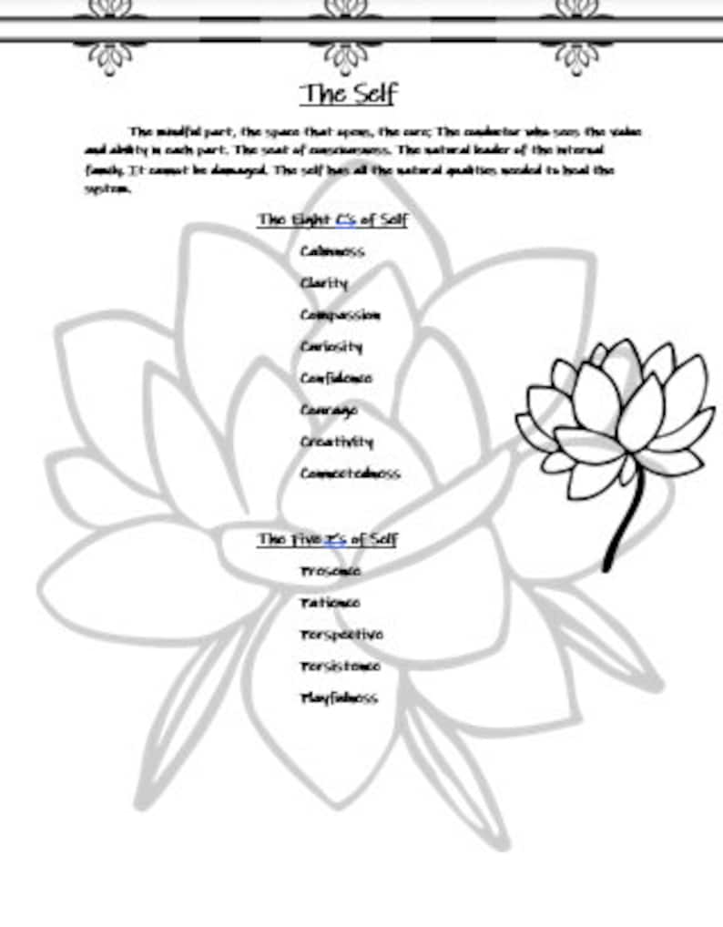 Free Printable Internal Family Systems Worksheets 57