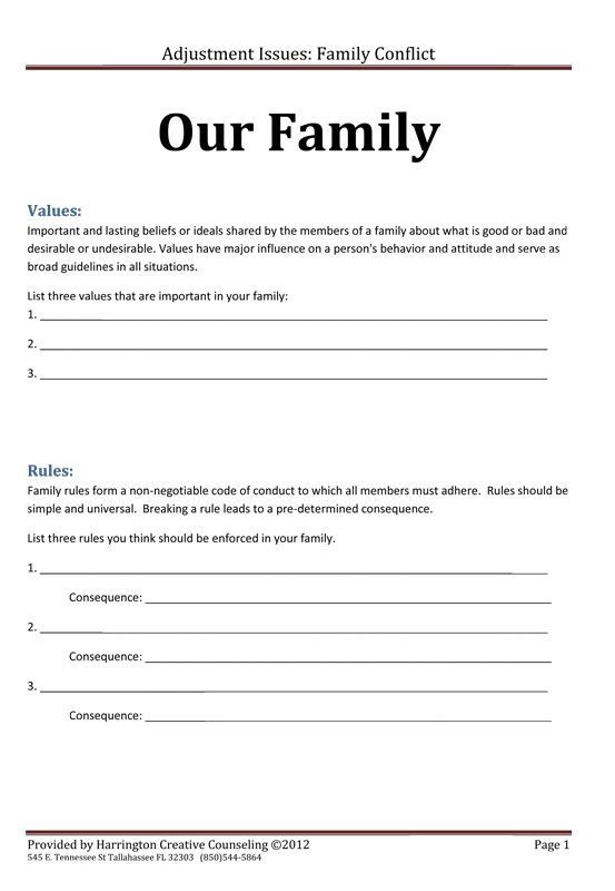 Free Printable Internal Family Systems Worksheets 77