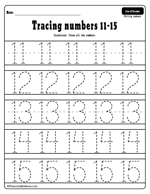 Get 60+ Number Tracing Worksheets 1-30 Pdf 76