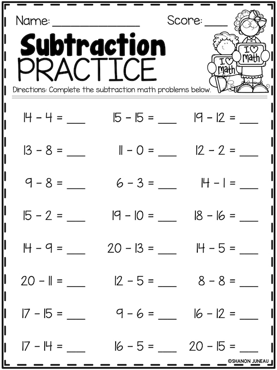 New 50+ Math For First Graders Worksheets 11