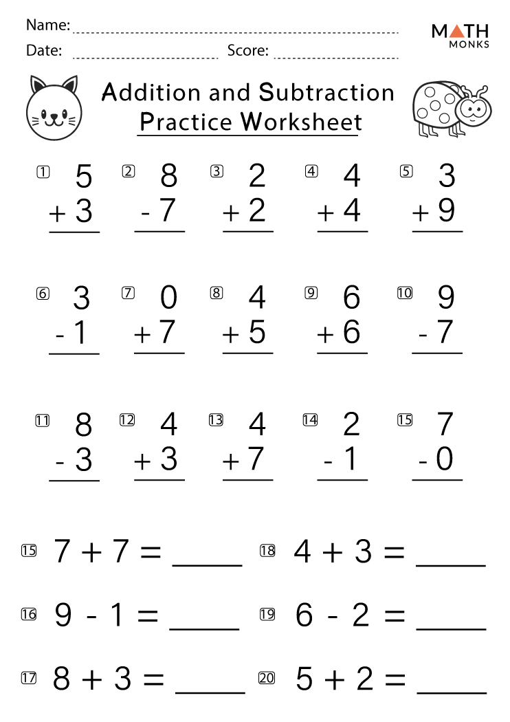 New 50+ Math For First Graders Worksheets 14