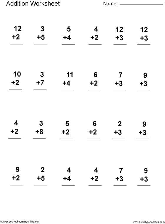 New 50+ Math For First Graders Worksheets 19