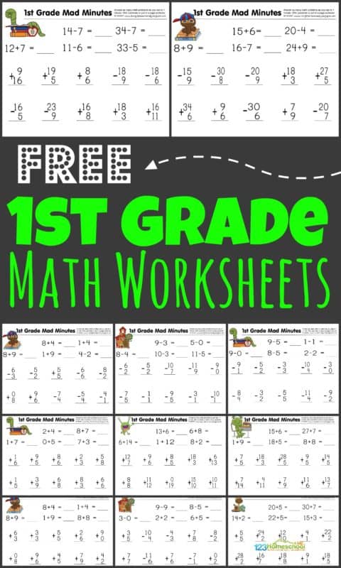 New 50+ Math For First Graders Worksheets 22