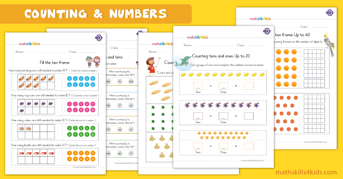 New 50+ Math For First Graders Worksheets 55