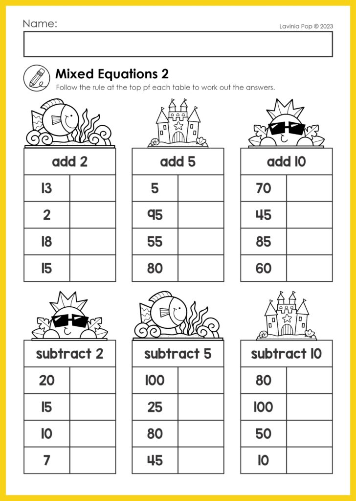 New 50+ Math For First Graders Worksheets 68