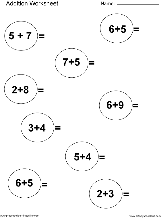 New 50+ Math For First Graders Worksheets 69