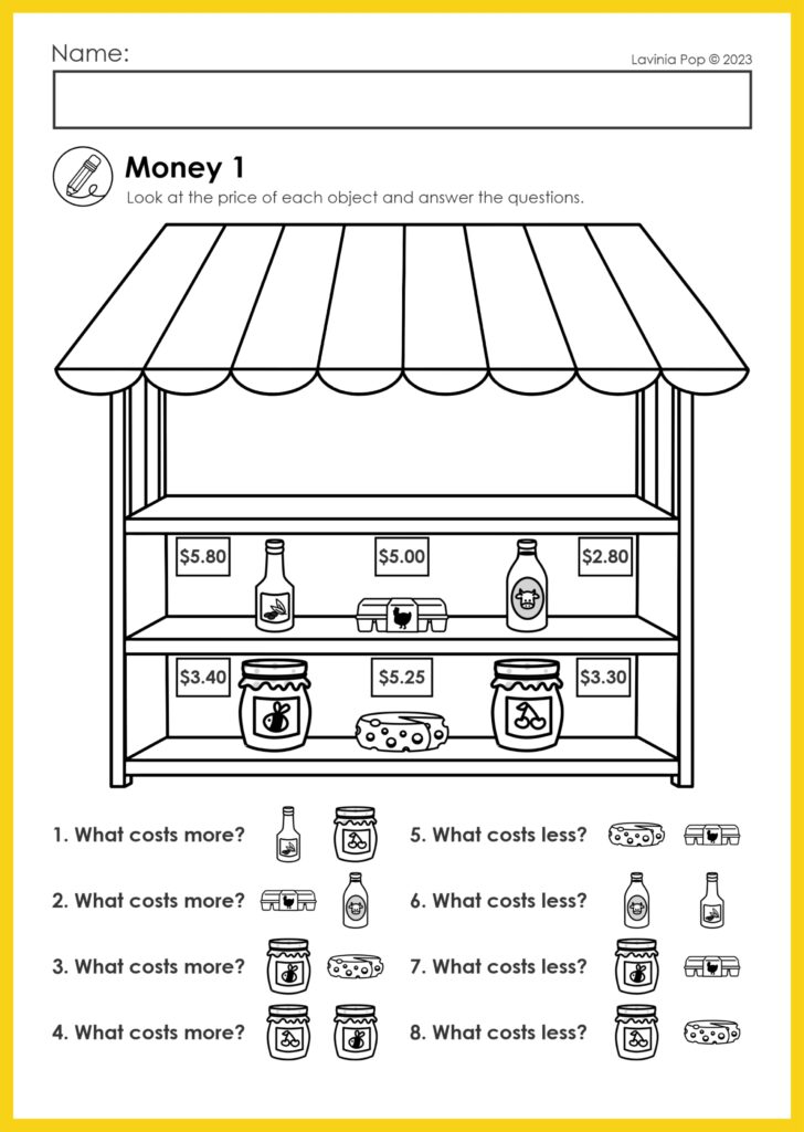 New 50+ Math For First Graders Worksheets 78