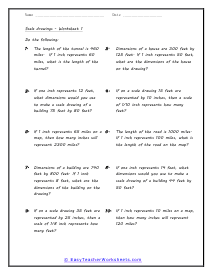 New 60+ Scale Drawings Worksheet Pdf 13