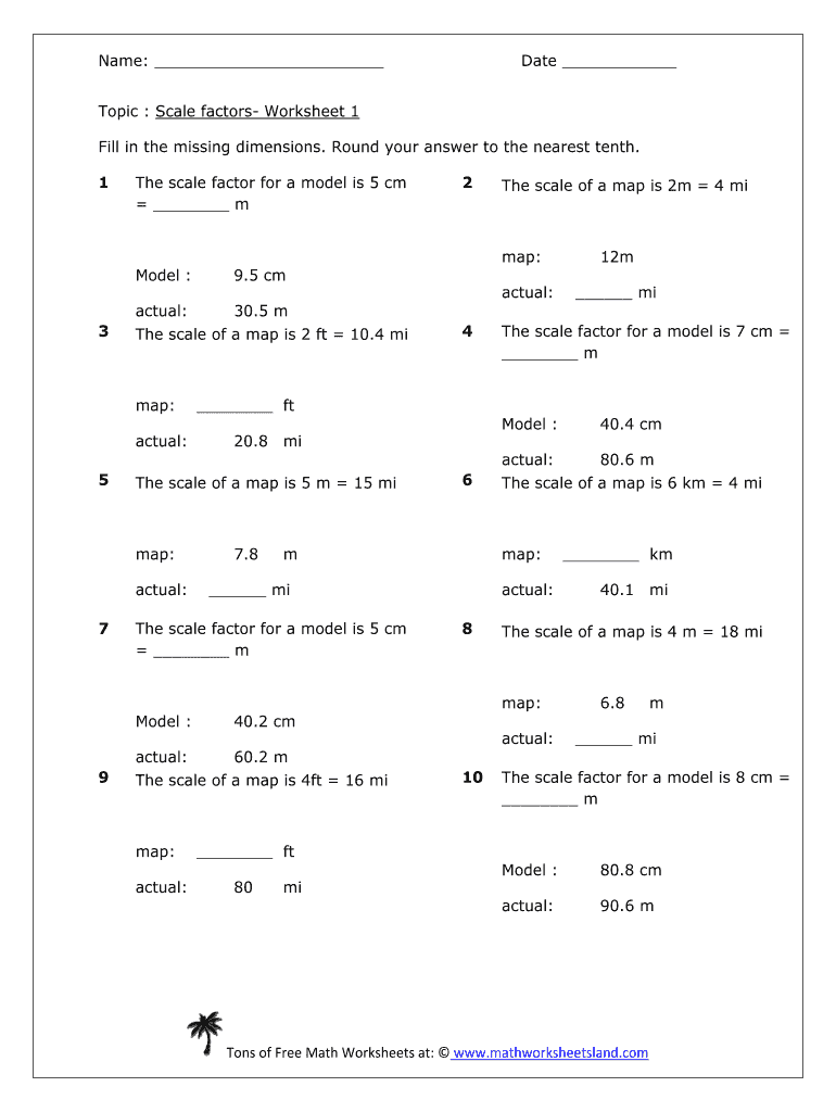 New 60+ Scale Drawings Worksheet Pdf 42