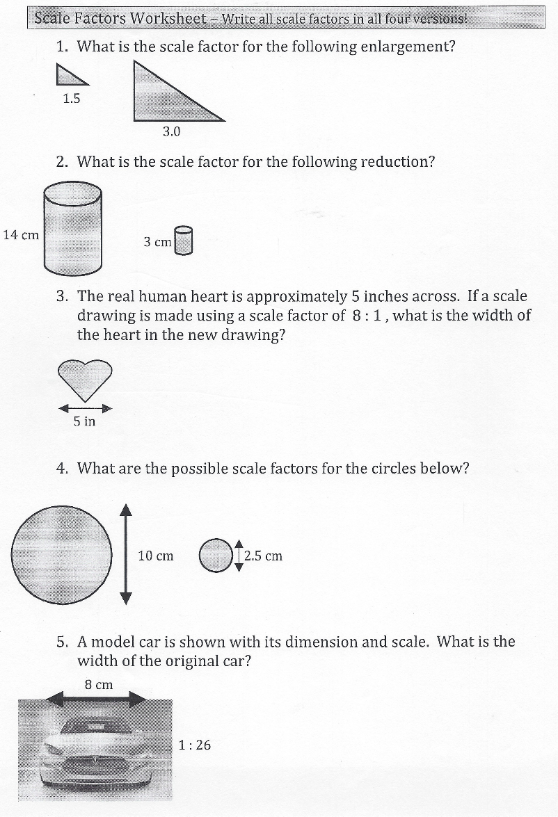 New 60+ Scale Drawings Worksheet Pdf 87