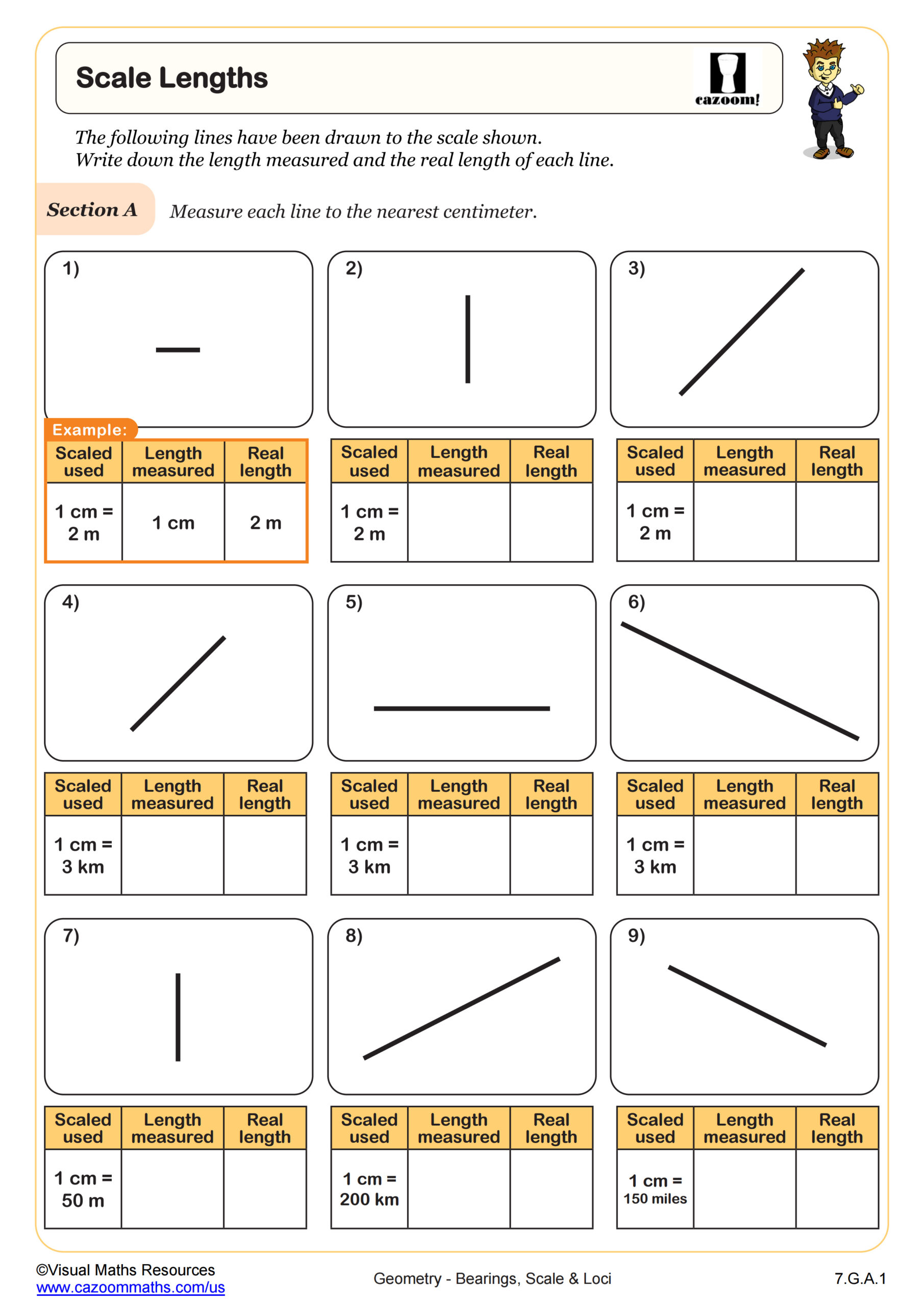 New 60+ Scale Drawings Worksheet Pdf 9