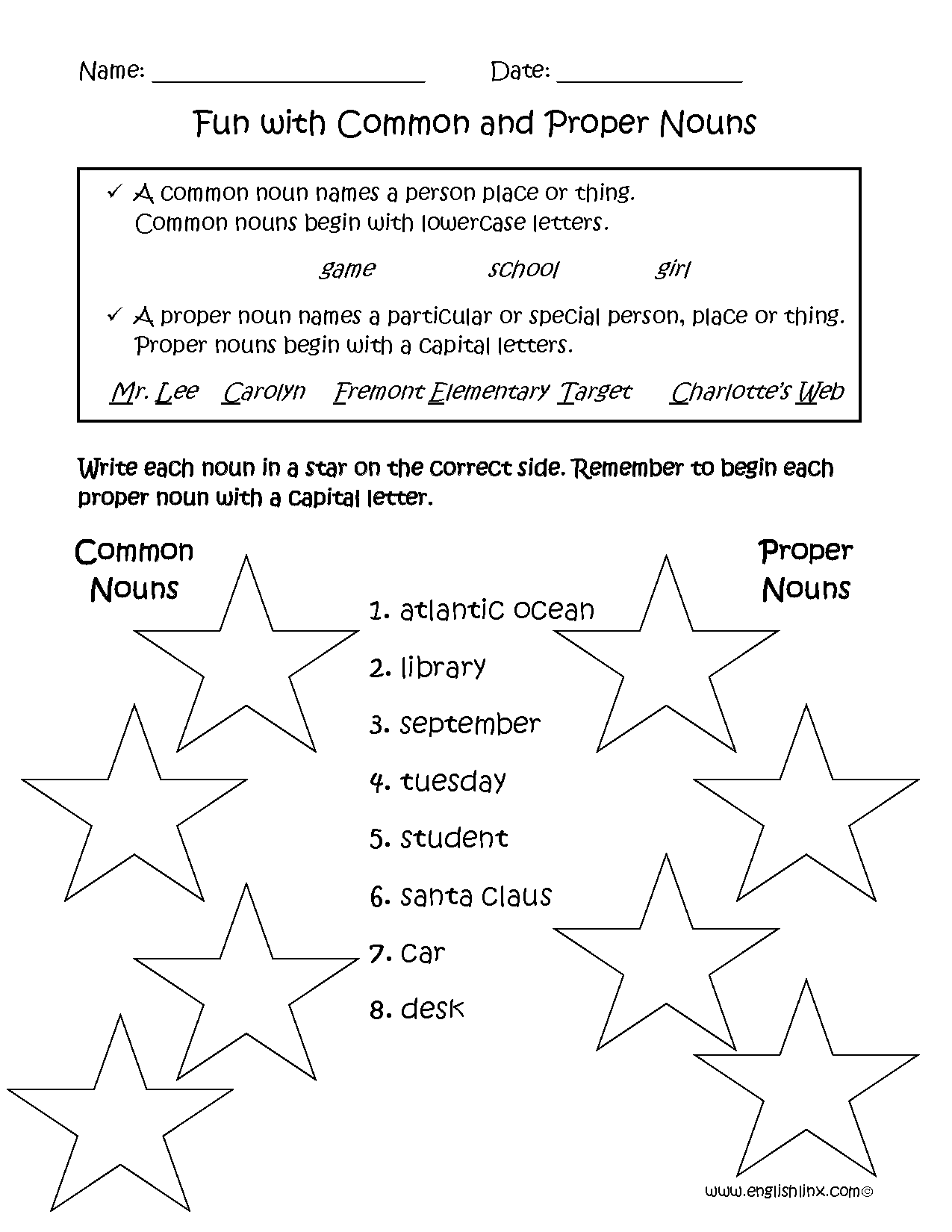 Noun And Verb Worksheet 15