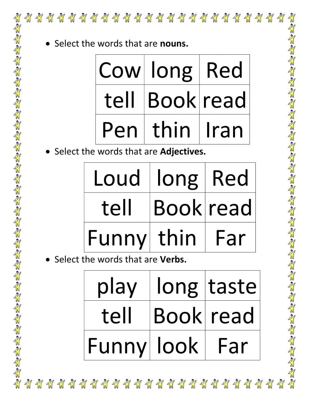 Noun And Verb Worksheet 21