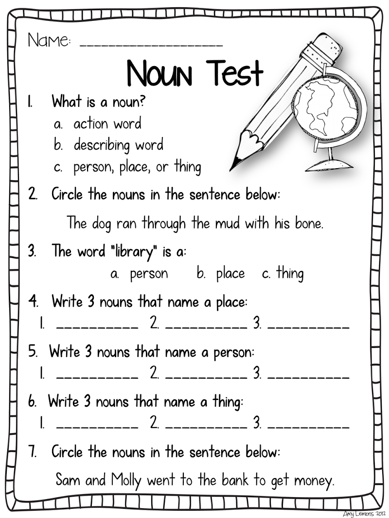 Noun And Verb Worksheet 38