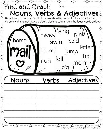 Noun And Verb Worksheet 52