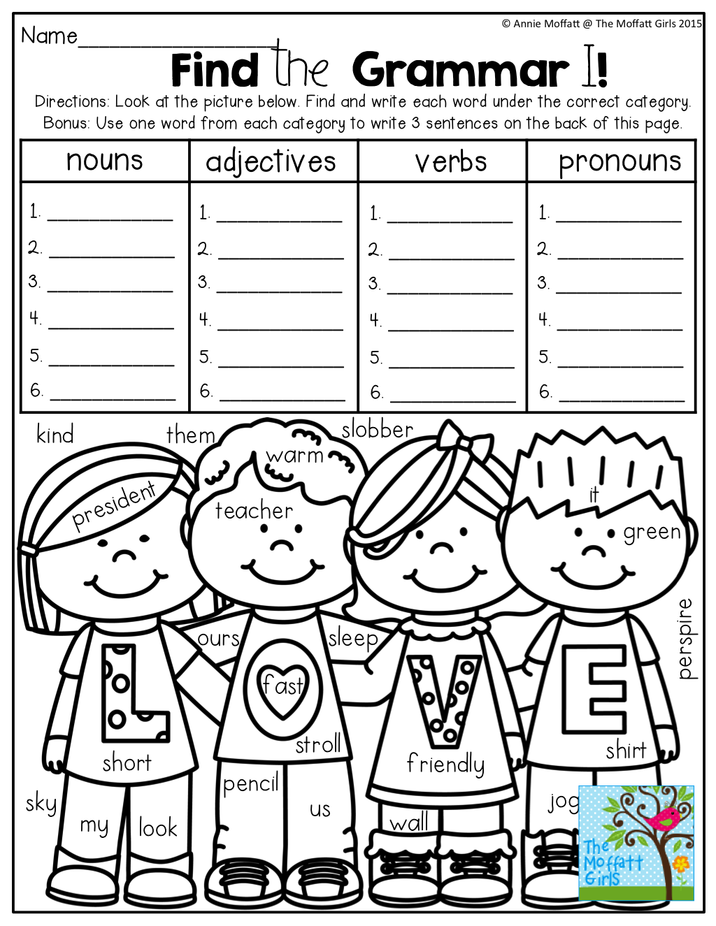 Noun And Verb Worksheet 57