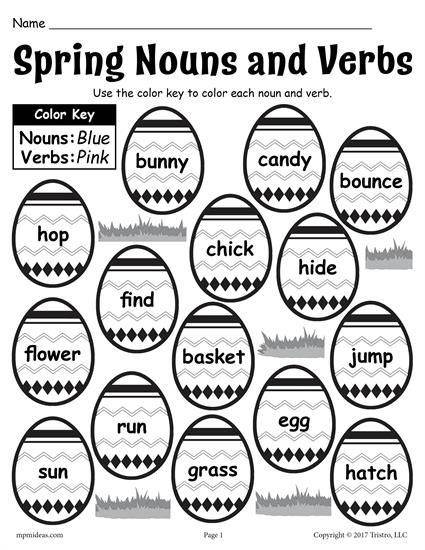 Noun And Verb Worksheet 67