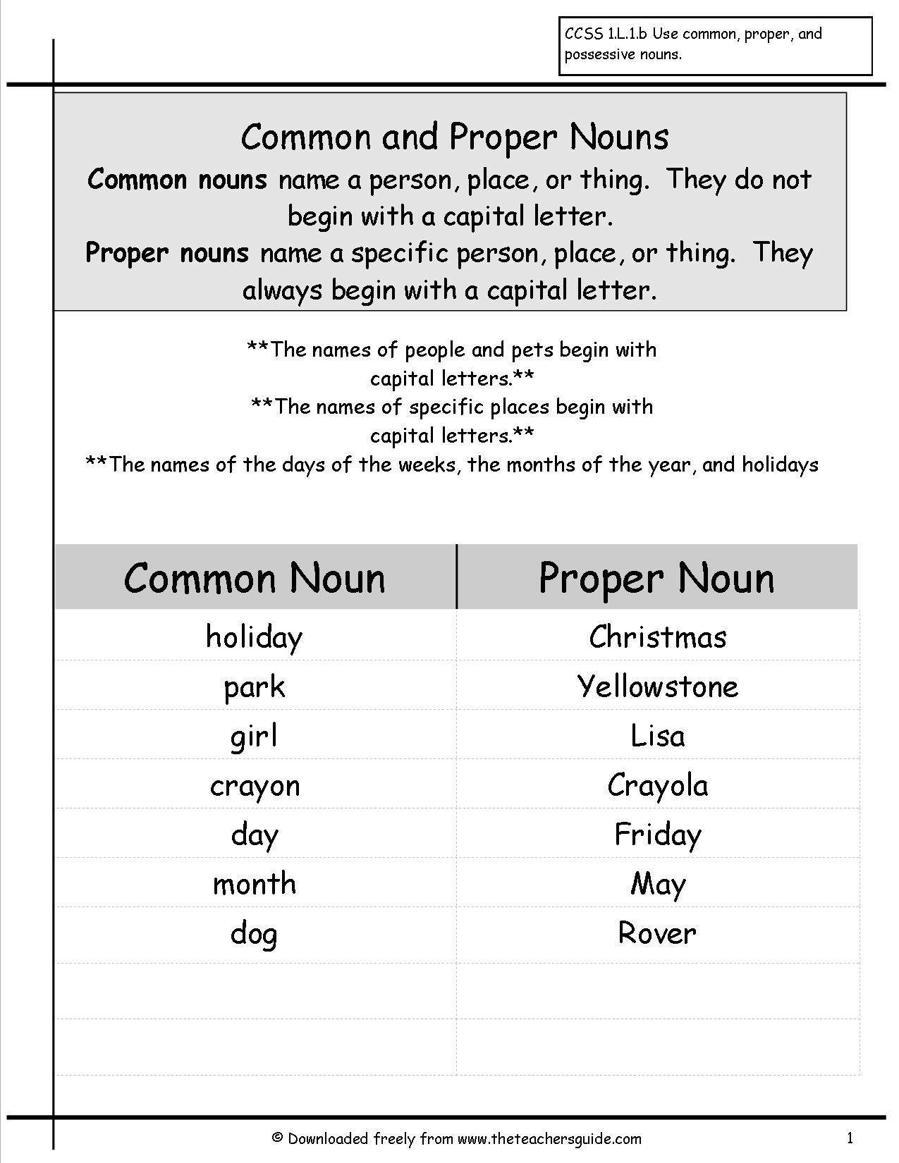 Noun And Verb Worksheet 94