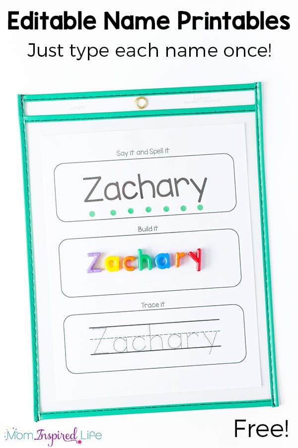 Printable Trace My Name Worksheet 20