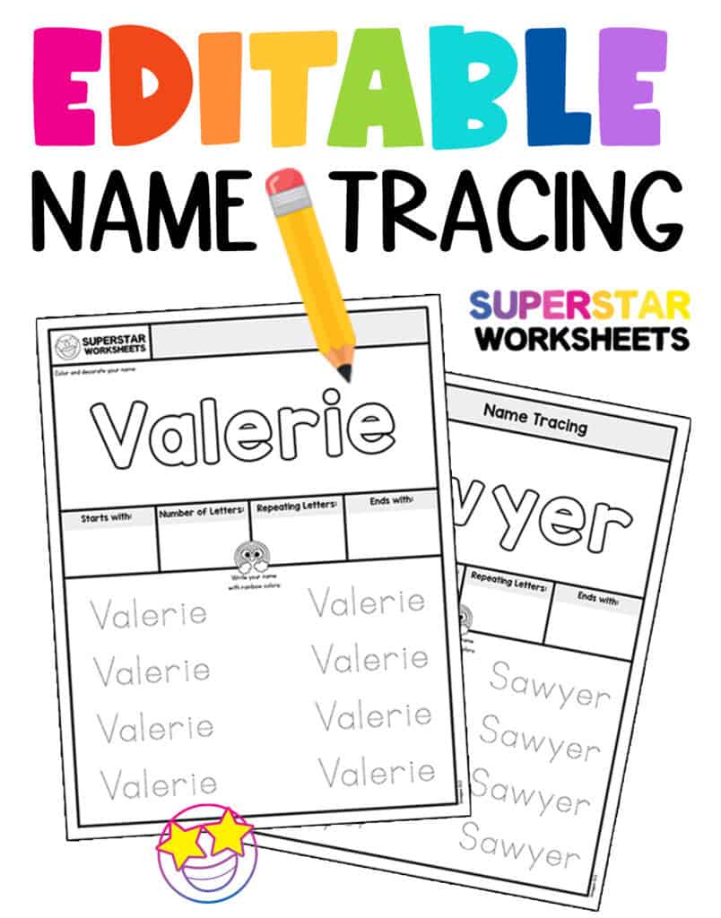 Printable Trace My Name Worksheet 31