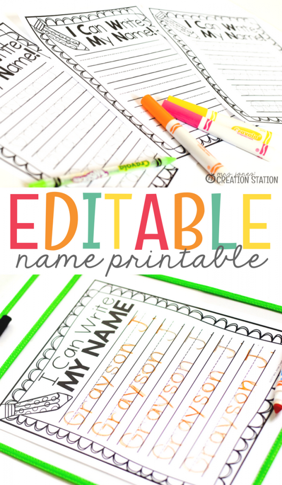 Printable Trace My Name Worksheet 33