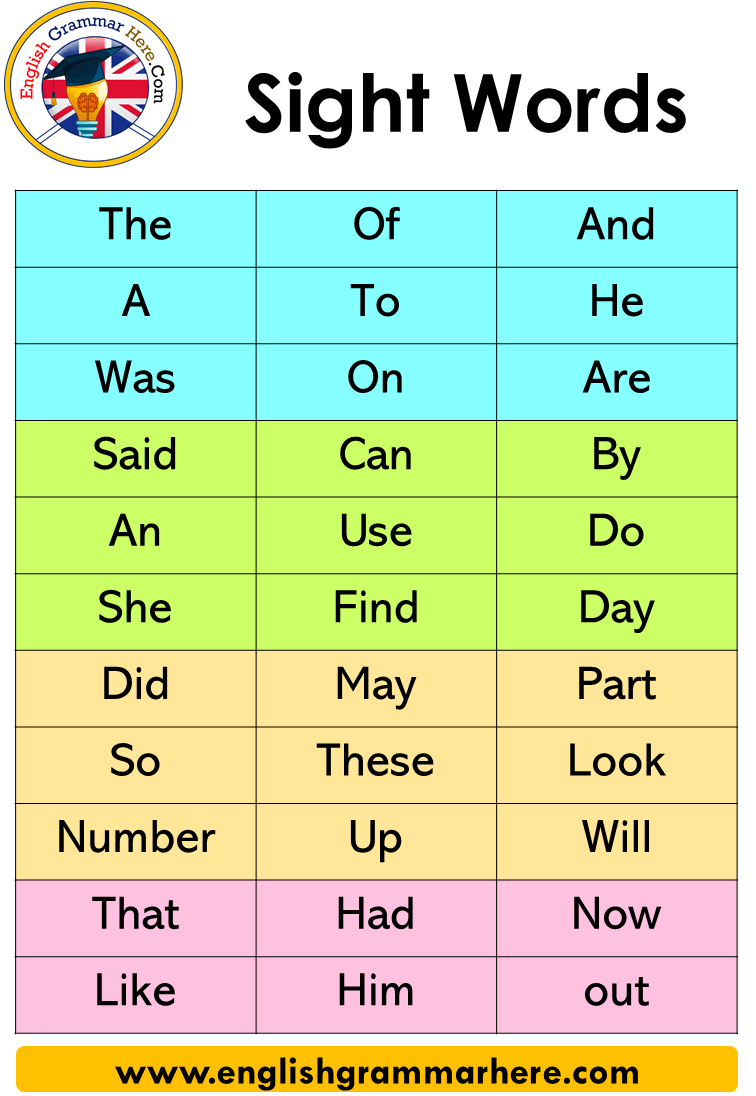 Said Sight Word Worksheet 60