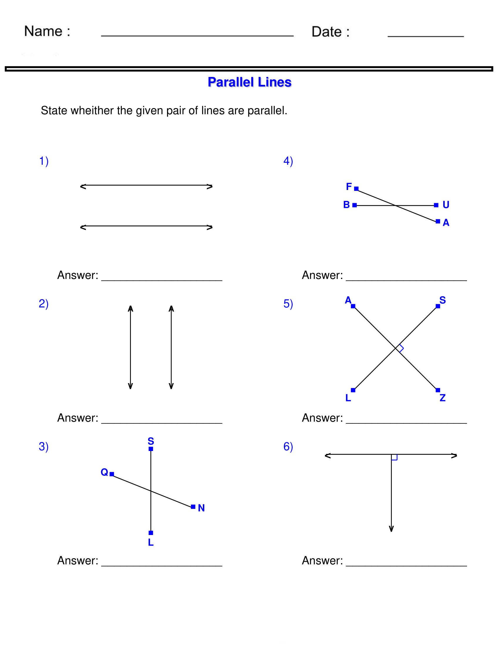 Save 50 Parallel Lines Transversal Worksheet 32