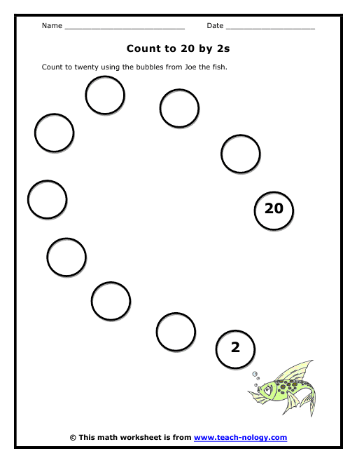 Save Count By 2S Worksheet 102