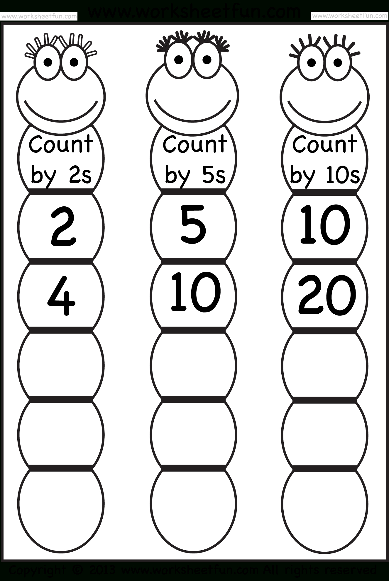 Save Count By 2S Worksheet 19