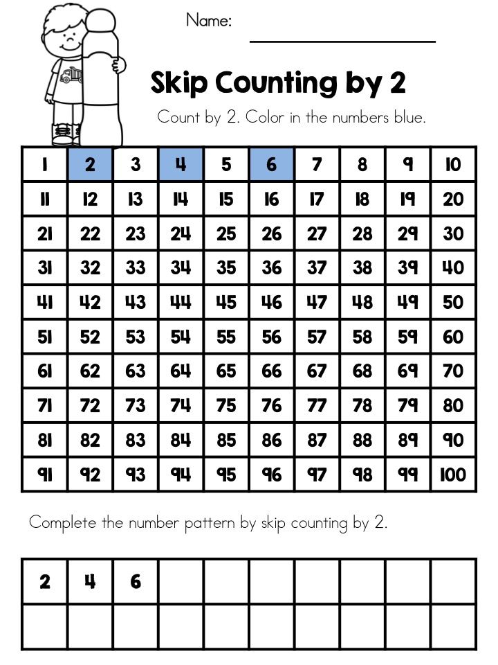 Save Count By 2S Worksheet 2