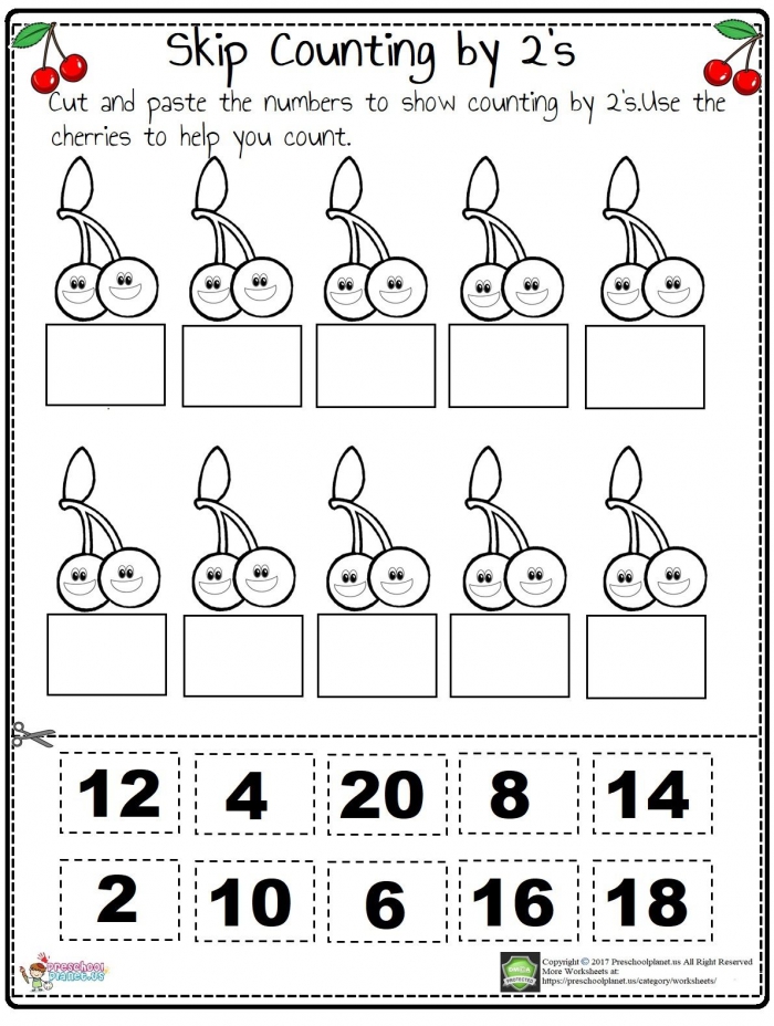 Save Count By 2S Worksheet 24