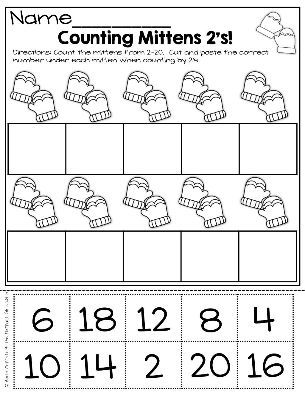 Save Count By 2S Worksheet 3