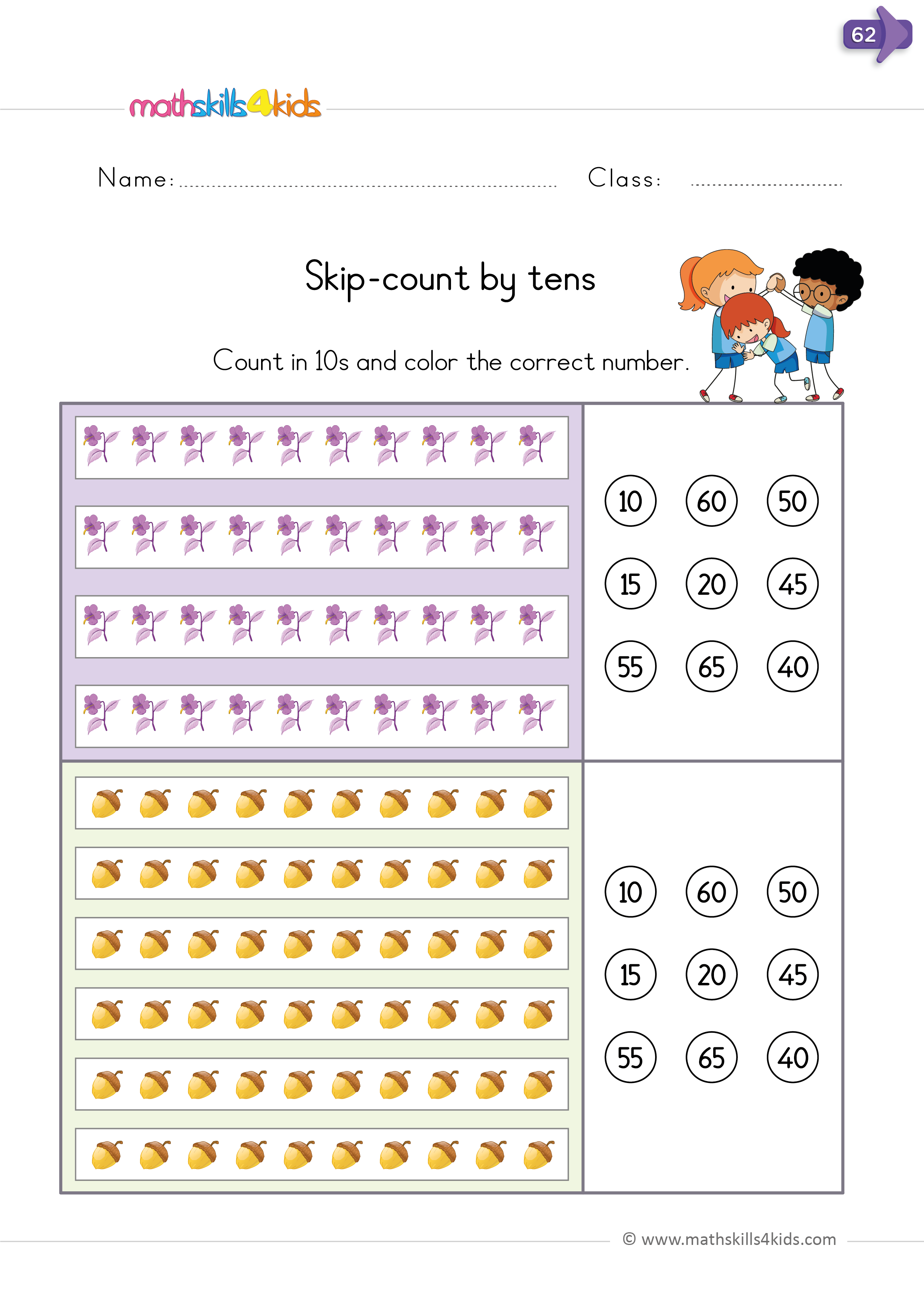 Save Count By 2S Worksheet 37