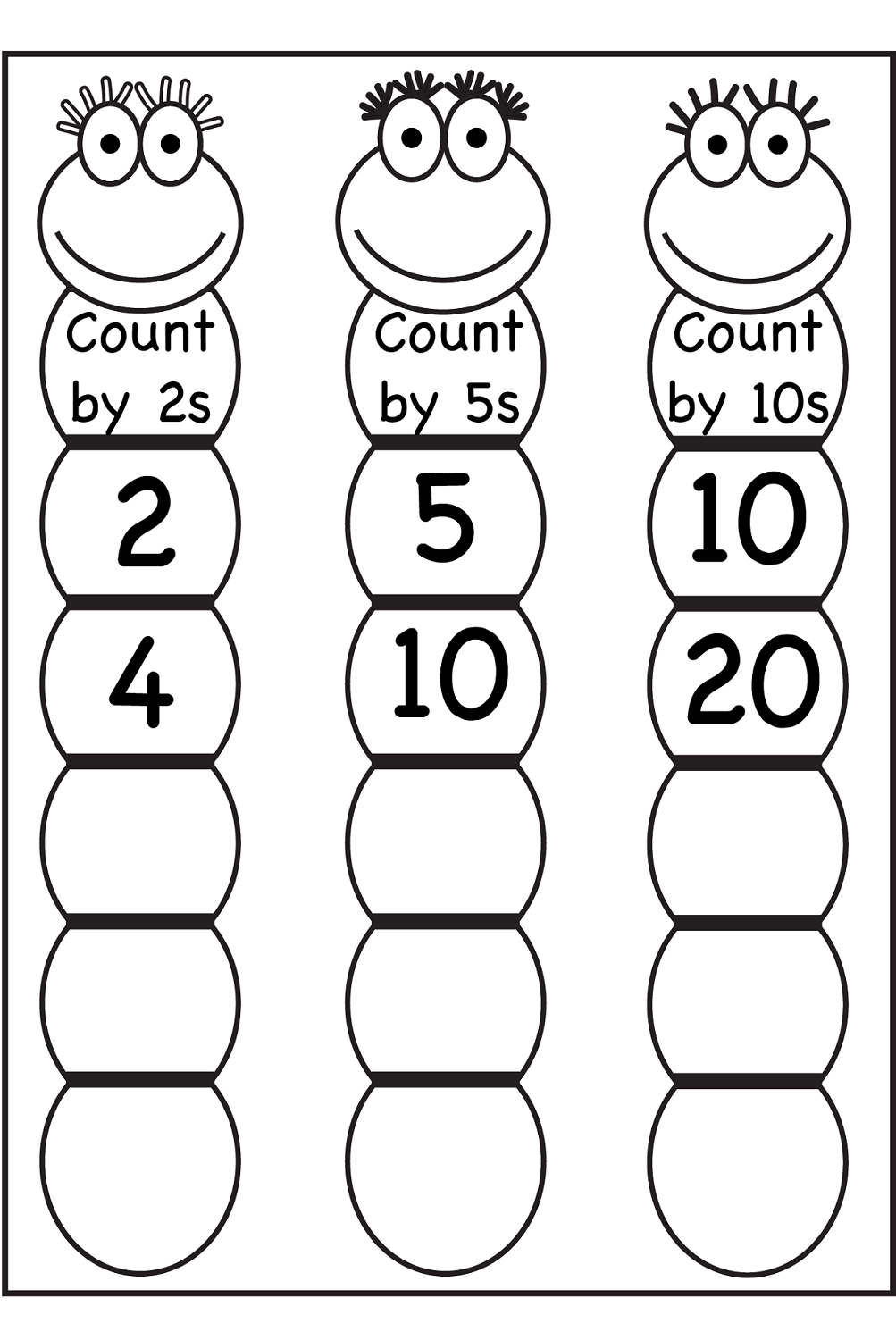 Save Count By 2S Worksheet 4