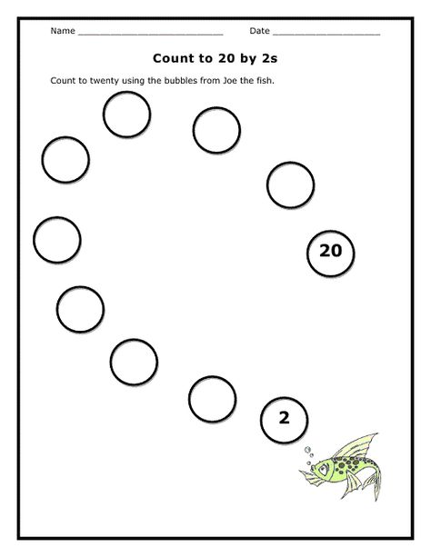 Save Count By 2S Worksheet 57